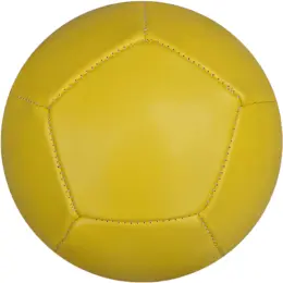 12 Panel Mini Soccer Ball Solid-Yellow